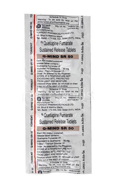Q Mind SR 50mg Tablet 10'S - Global Surgicals