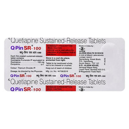 Q Pin SR 100mg Tablet 10'S - Global Surgicals