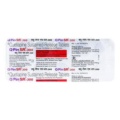 Q Pin SR 300mg Tablet 10'S - Global Surgicals