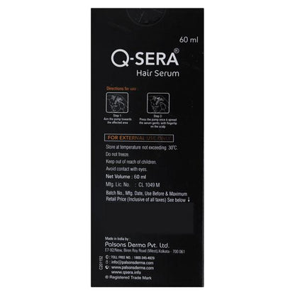 Q Sera Hair Serum 60ml - Global Surgicals