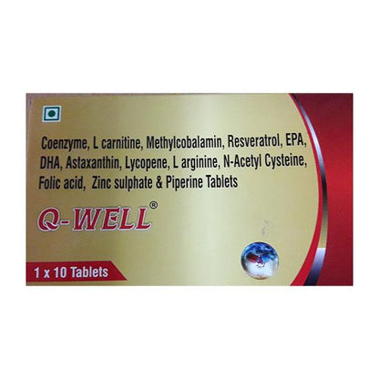 Q WELL Tablet 10's - Global Surgicals