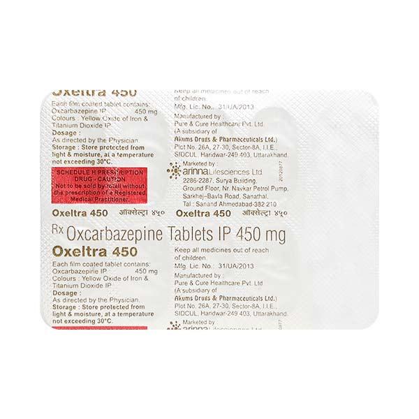 Oxeltra 450mg Tablet 10'S