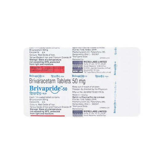 BRIVAPRIDE 50 Tablet 10's