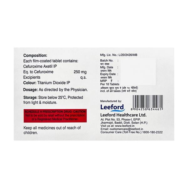 VENROXIM 250 Tablet 10's