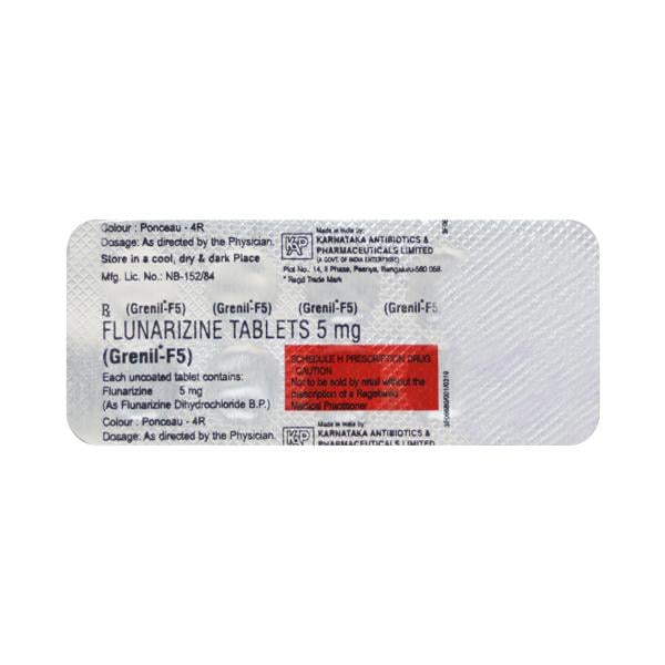 Grenil F 5mg Tablet 10'S