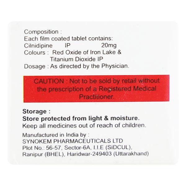 Cilidin 20mg Tablet 10'S