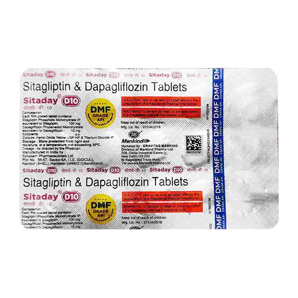 SITADAY D 10 Tablet 15's