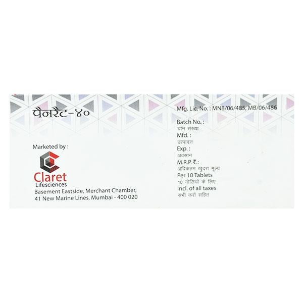 PANRET 40mg Tablet 10's