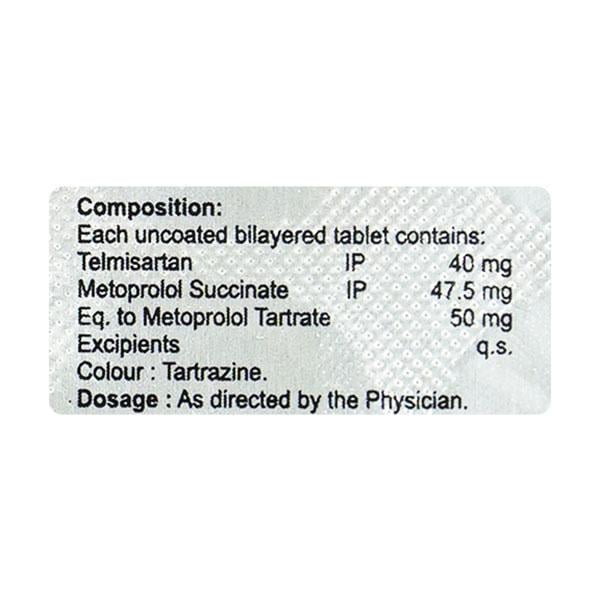 TELTAN MT 50/40mg Tablet 10's