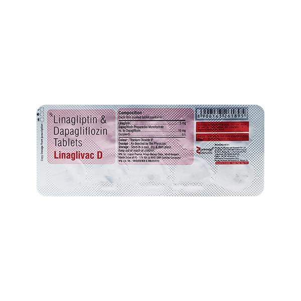 LINAGLIVAC D 5/10 Tablet 10's