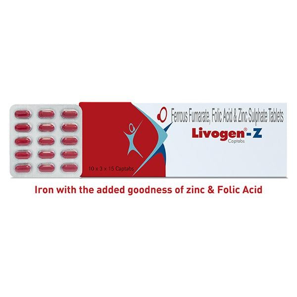 Livogen Z Captab 15'S