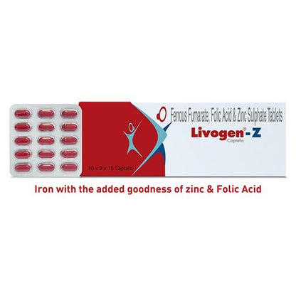 Livogen Z Captab 15'S