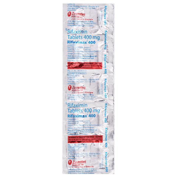 Rifaximax 400mg Tablet 10'S