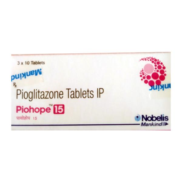 PIOHOPE 15mg Tablet 10's