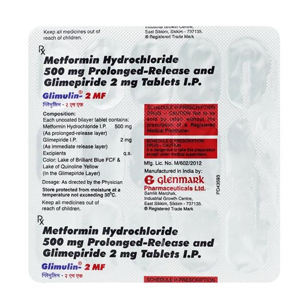 Glimulin 2Mf Tablet 15'S