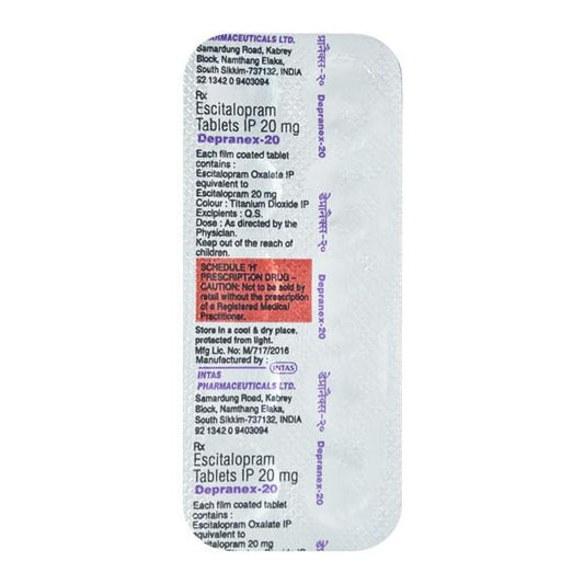 Depranex 20mg Tablet 10'S