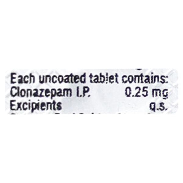 Rivotril 0.25mg Tablet 10'S