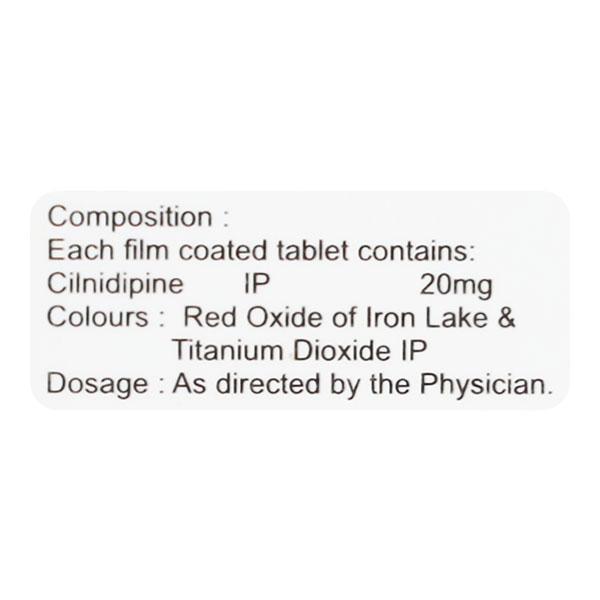 Cilidin 20mg Tablet 10'S