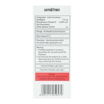 Alcarex Eye Drops 5ml 1's