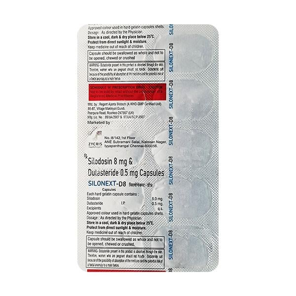 SILONEXT D 8 Capsule 10's