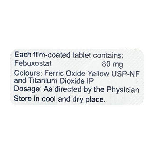 Febumac 80mg Tablet 10'S
