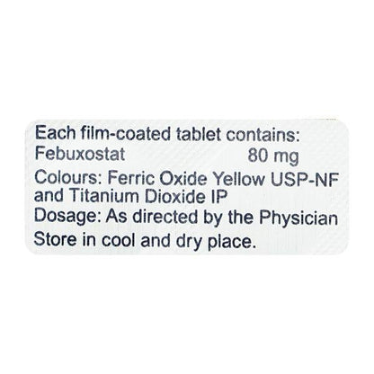 Febumac 80mg Tablet 10'S