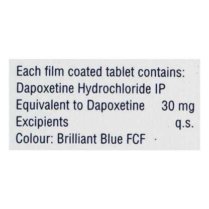 EXTRALAST 30mg Tablet 4's