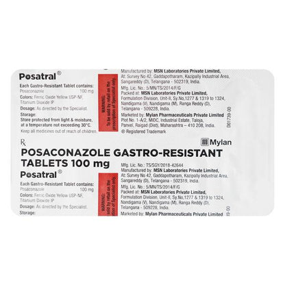 POSATRAL 100 Tablet 10's
