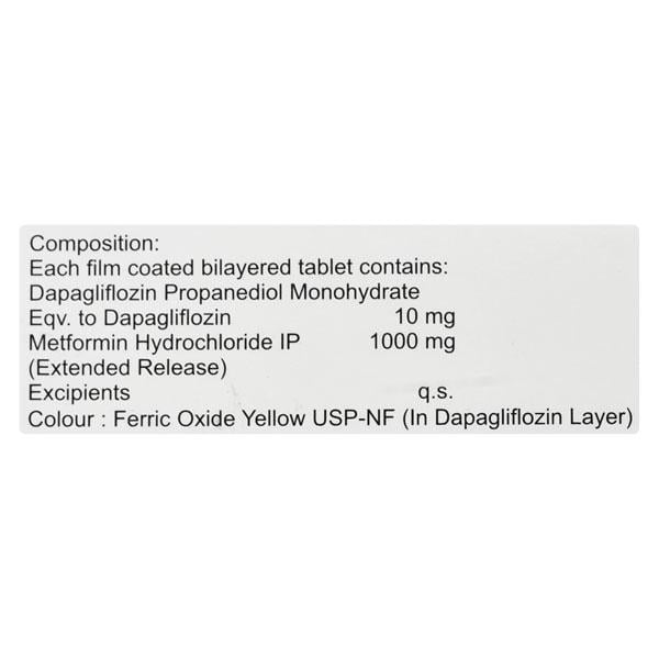 JUSTOZA M 10/1000 Tablet 10's