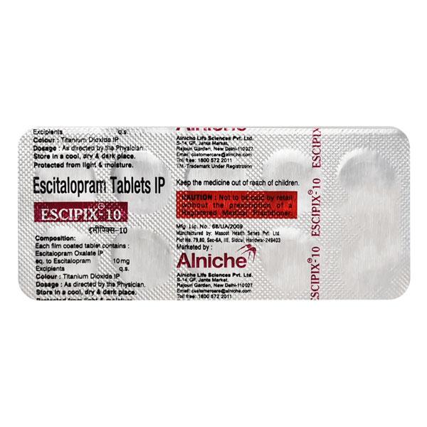 ESCIPIX 10mg Tablet 10's