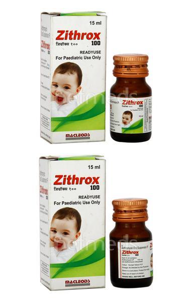 Zithrox 100mg Suspension 15ml