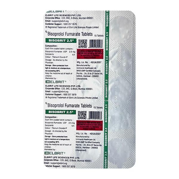 BISOBRIT 2.5 Tablet 15's
