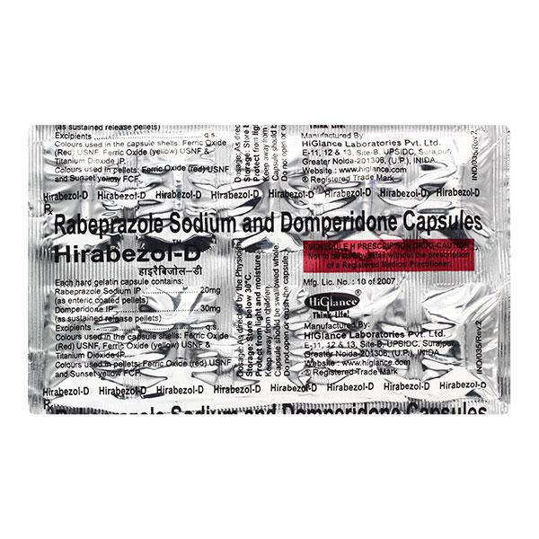 HIRABEZOL D Capsule 10's