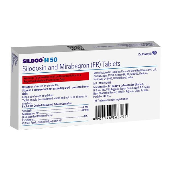 SILDOO M 50 Tablet 10's