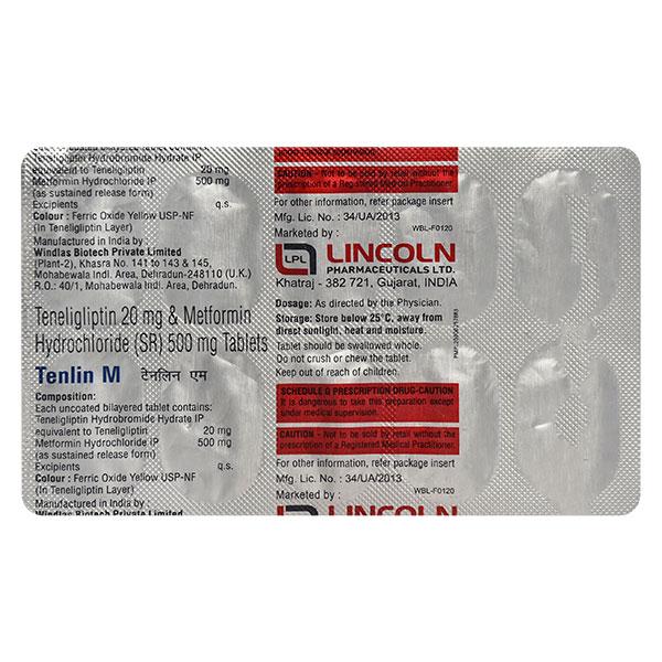 Tenlin M 500/20 Tablet 10'S