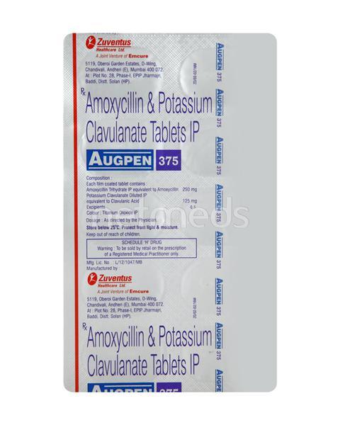 Augpen 375mg Tablet 10'S