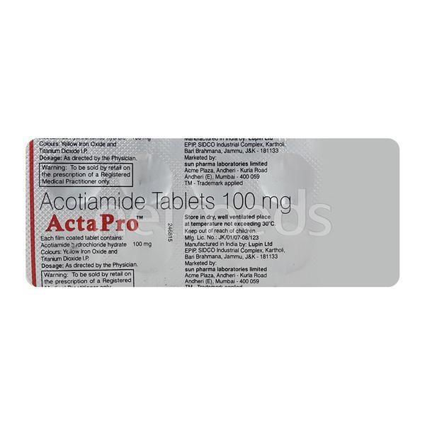 Actapro 100mg Tablet 10'S