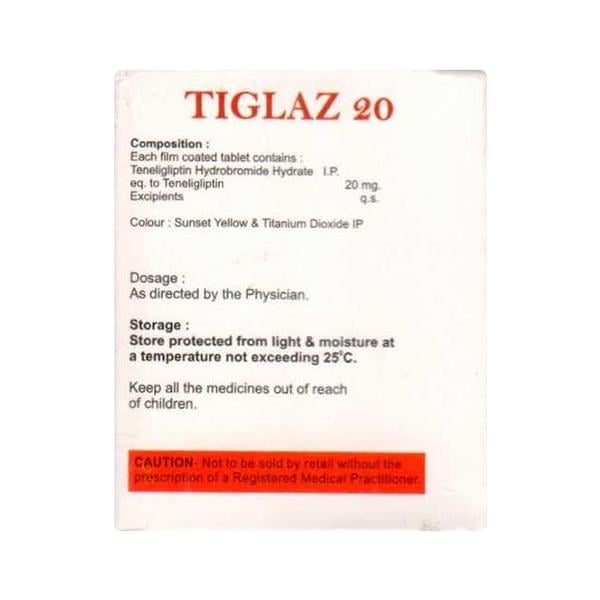 TIGLAZ 20 Tablet 15's