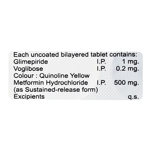 Triglimet V Tablet 10'S