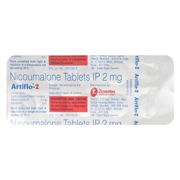 Artiflo 2mg Tablet 10'S
