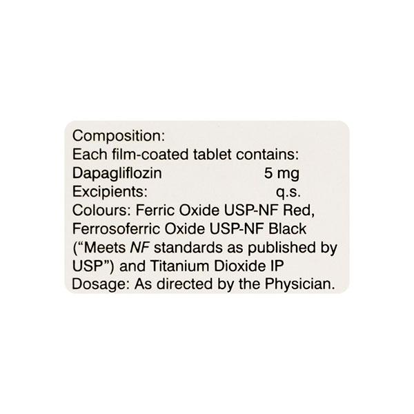 GLUFLOZIN 5 Tablet 15's