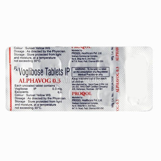 Alphavog 0.3mg Tablet 10'S