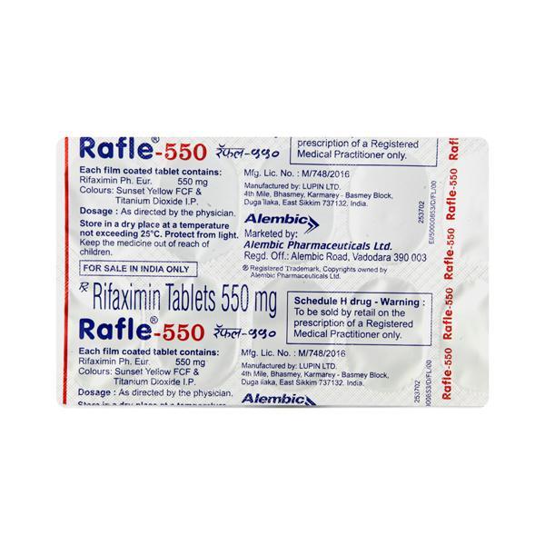 Rafle 550mg Tablet 10'S