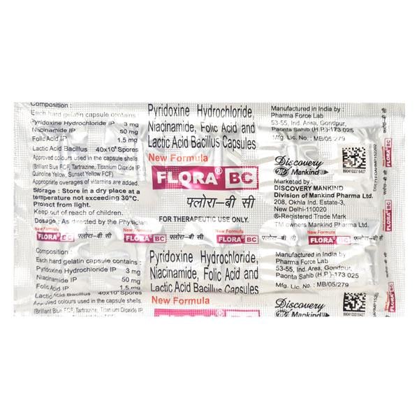 Flora BC New Formula Capsule 10'S