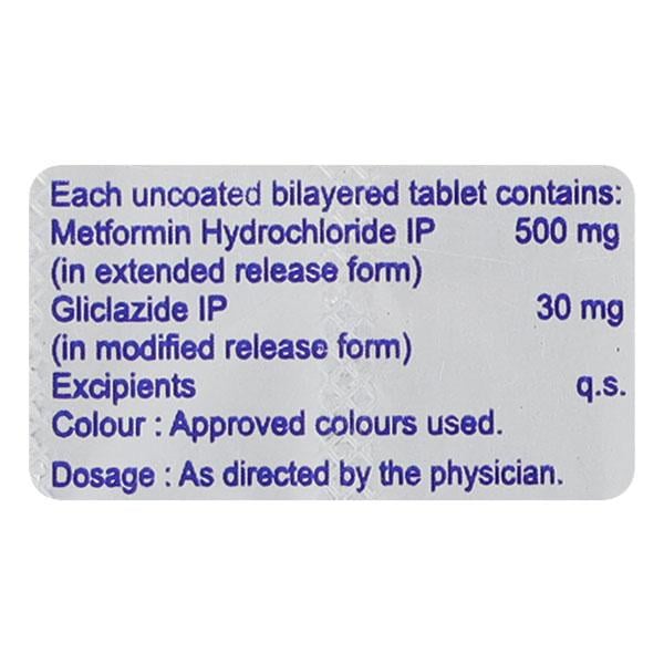 CLAGLID MET 30mg Tablet 10's
