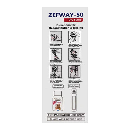 ZEFWAY 50 Orange Flavour Dry Syrup 30ml