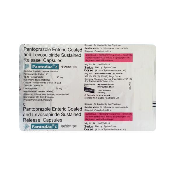 Pantodac L Capsule 10'S