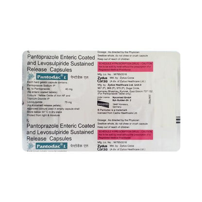 Pantodac L Capsule 10'S