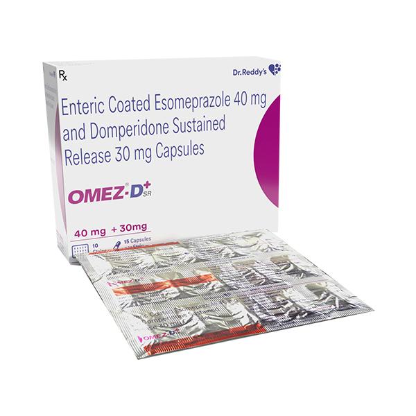 OMEZ D SR+ 40/30mg Capsule 15's