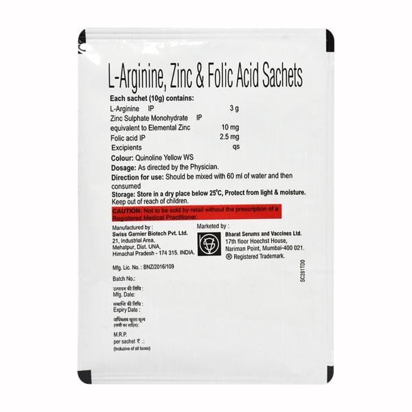 ZILARGYN SUGAR FREE ORANGE FLAVOUR Sachet 10gm